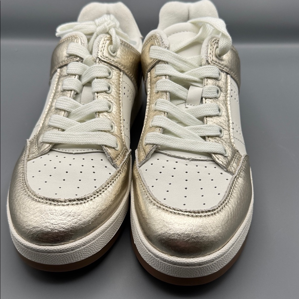 Marc Fisher LTD Leather Sneakers - Flynn - Picture 2 of 5